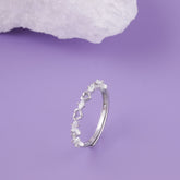 Silver Heart Ring For Girl